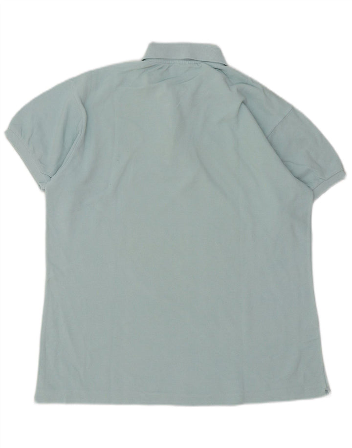 Lacoste herre poloskjorte str. 4 Medium turkis bomuld