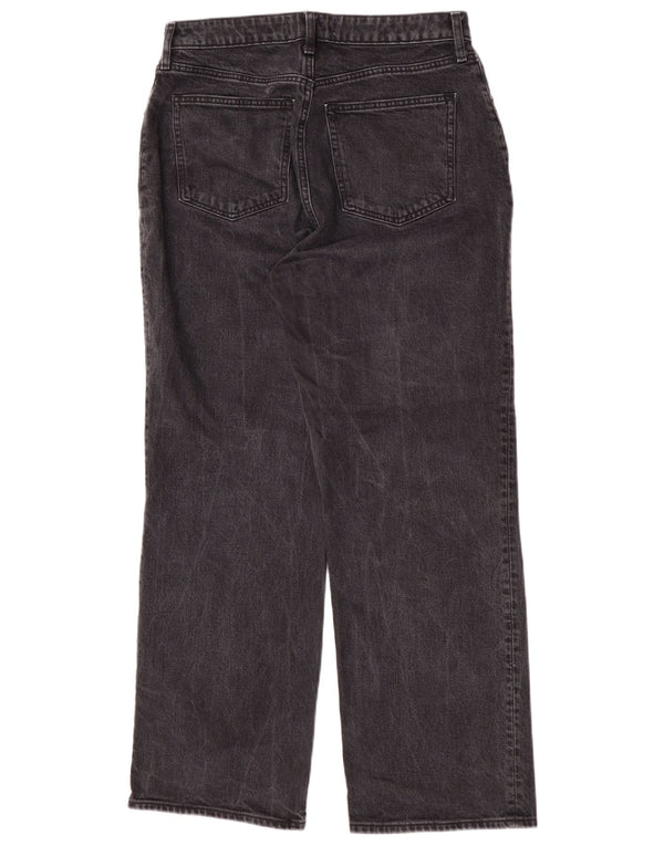 Abercrombie & Fitch Jean taille haute pour femme US 10 Large W30 L30 Gris