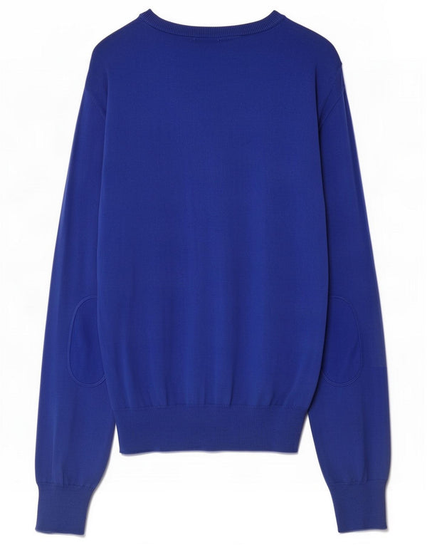 PEUTEREY Mens Crew Neck Jumper Sweater Small Blue Cotton