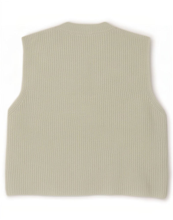 Canotta corta da donna Zara UK 10 piccola in cotone verde