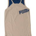Puma Mens Graphic Vest Top XS White Colourblock