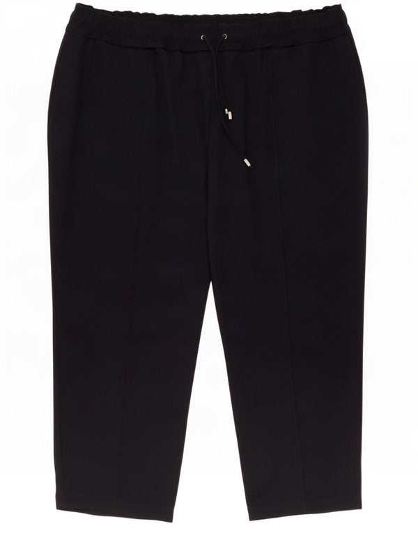 Женские зауженные укороченные брюки Zara 2XL W34 L24 Темно-синие
