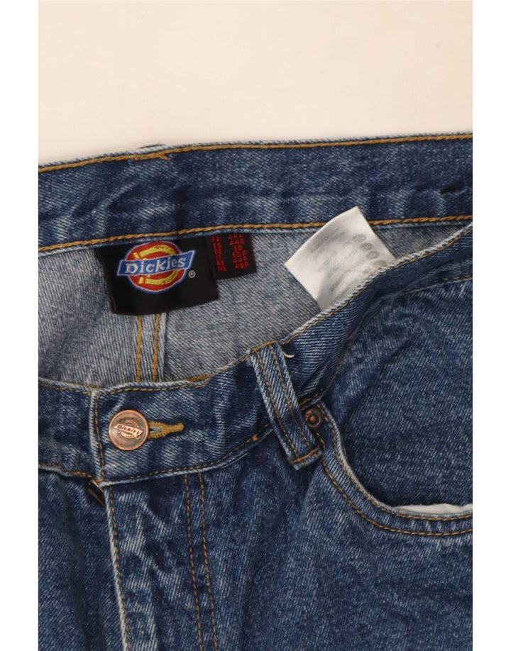 Dickies Mens Straight Jeans W34 L30 Blue Cotton
