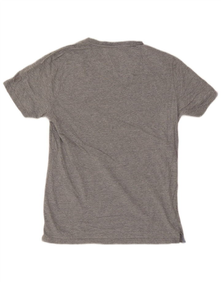 T-shirt da uomo Massimo Dutti grigio medio