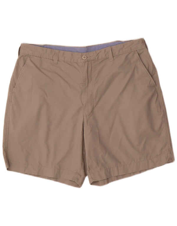 Marks & Spencer Mens Blue Harbour Chino Shorts W38 XL Beige Cotton
