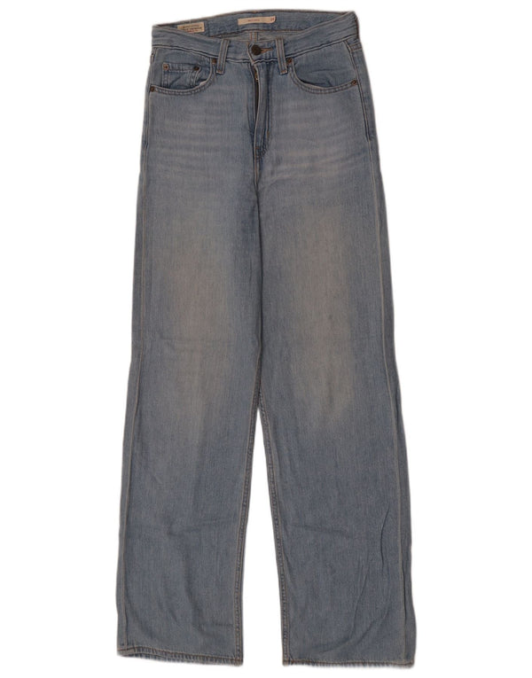 Levi's Womens High Rise Loose Jeans W24 L31 Blue Cotton