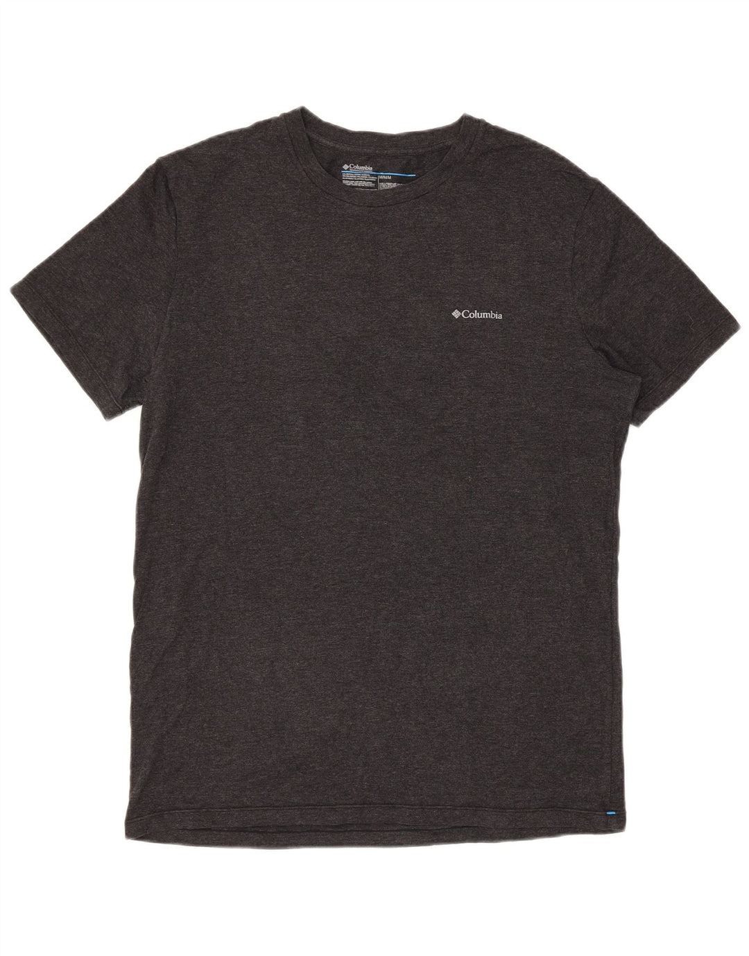 Columbia Mens Short Sleeve Regular T-Shirt Top Medium Grey Flecked Cotton