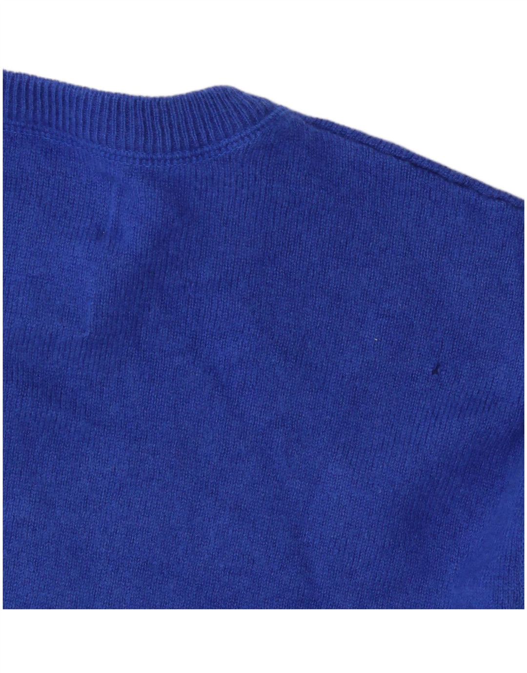 Marks & Spencer Mens Crew Neck Jumper Sweater Large Blue Wool