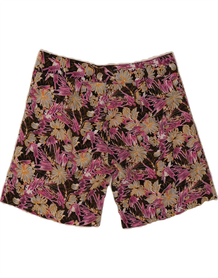 VINTAGE Womens Casual Shorts W30 Medium Multicoloured Floral Vintage Vintage and Second-Hand Vintage from Messina Hembry 