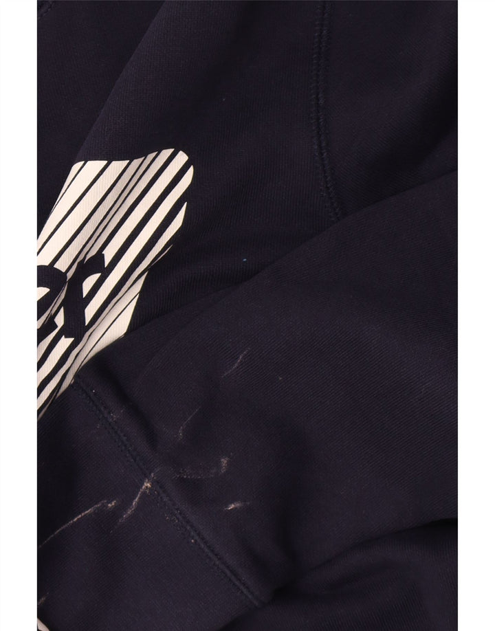 Wrangler Herre grafisk sweatshirt Jumper Medium Navyblå Bomuld