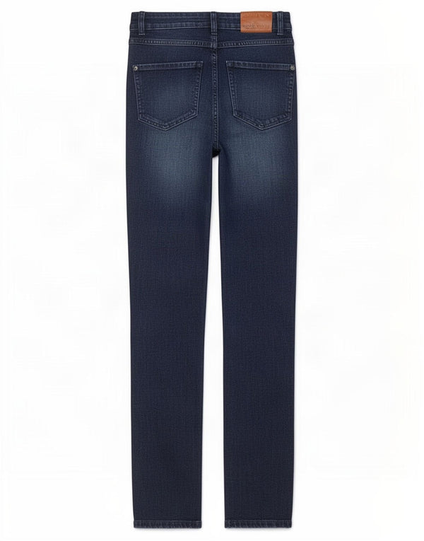 Zara Γυναικείο ψηλό ψηλό λεπτό τζιν EU 36 XS W26 L31 Navy Blue