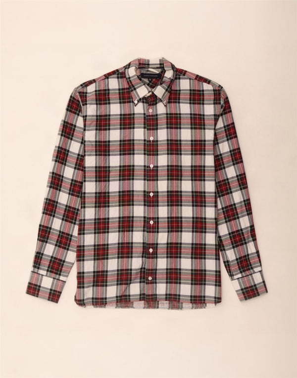 Tommy Hilfiger Chemise en flanelle XL pour homme Rouge à carreaux en coton