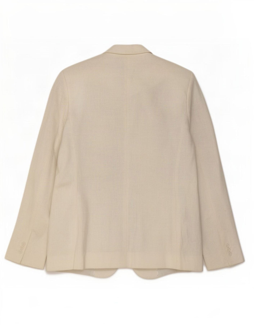 Jaqueta blazer feminina Marks & Spencer com 1 botão Reino Unido 14 grande branca
