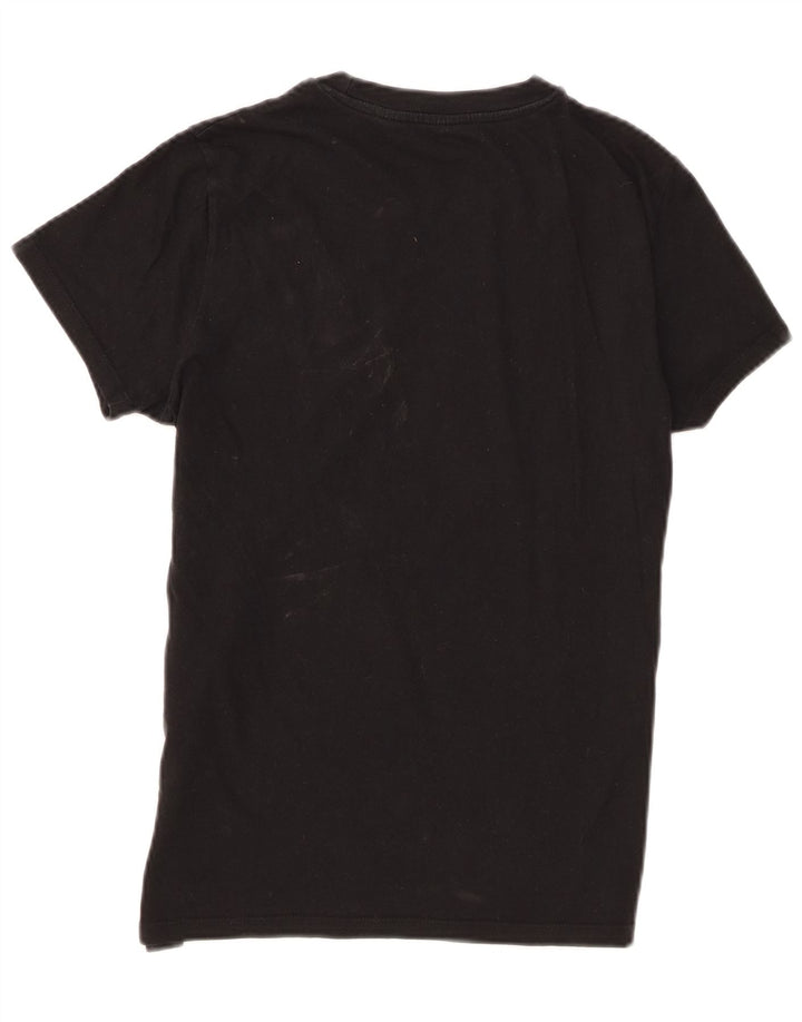 Levi's Womens T-Shirt Top UK 10 Small Black Cotton