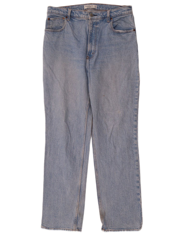 Abercrombie & Fitch Womens Straight Jeans US 12 Large W31 L31 Blue 90s