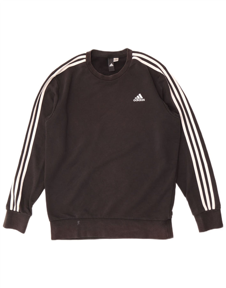 Adidas Mens Sweatshirt Jumper Medium Black