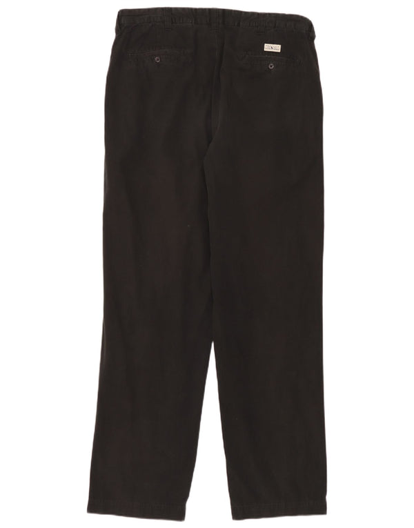 Polo Ralph Lauren Mens Pegged Chino Trousers W38 L34 Black Cotton