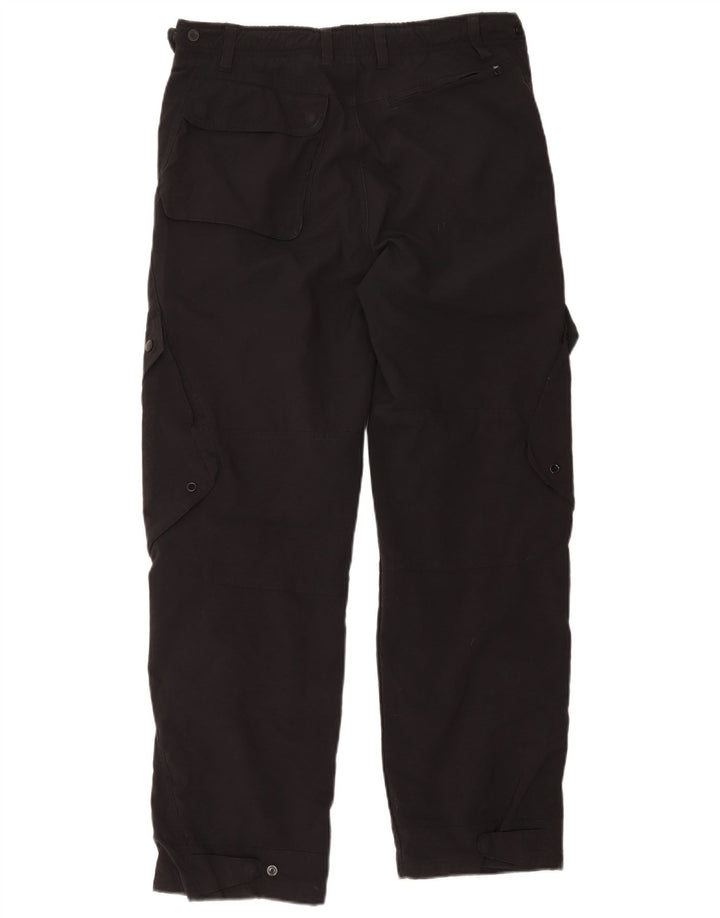 Nike Mens Cargo nadrág közepes W34 L30 fekete poliészter