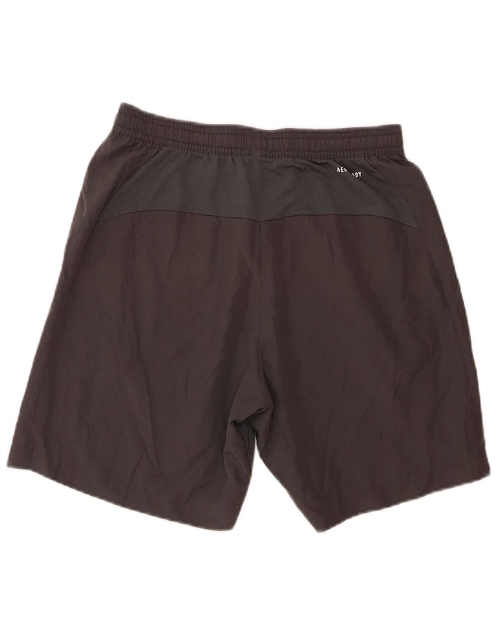 Adidas Mens Aeroready Sport Shorts Small  Grey Polyester