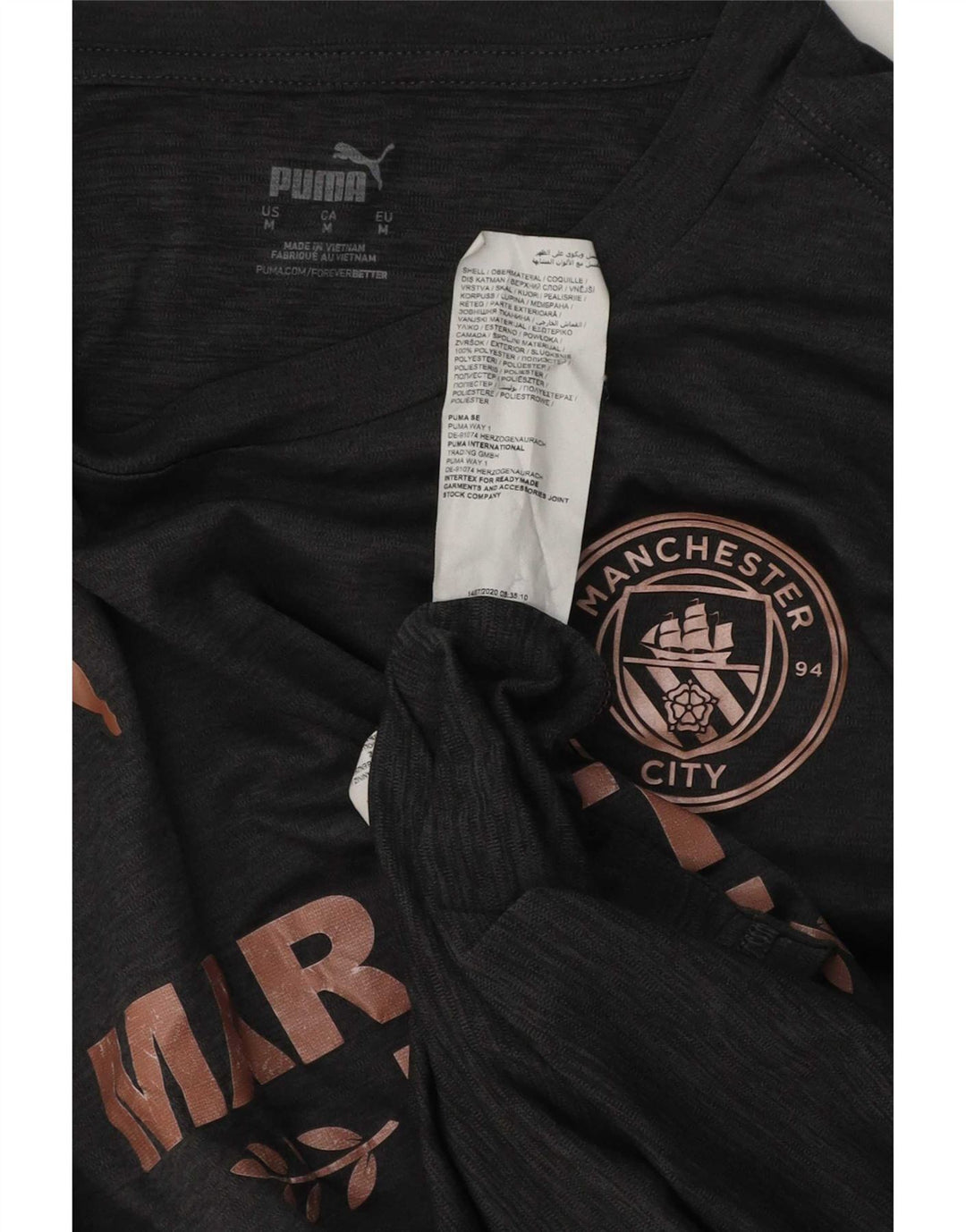 Camiseta Puma Hombre Graphic Top Poliéster Gris Medio