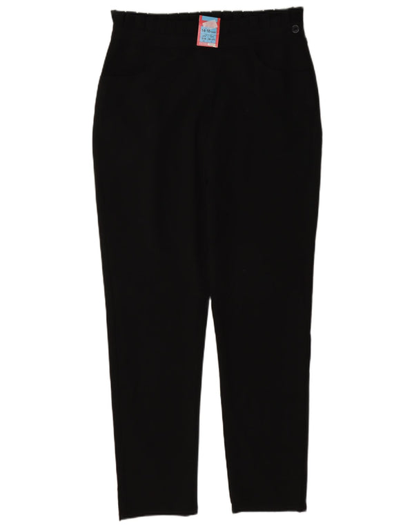 Pantaloni da completo a vita alta per ragazze Marks & Spencer 14-15 anni W28 L26 Neri