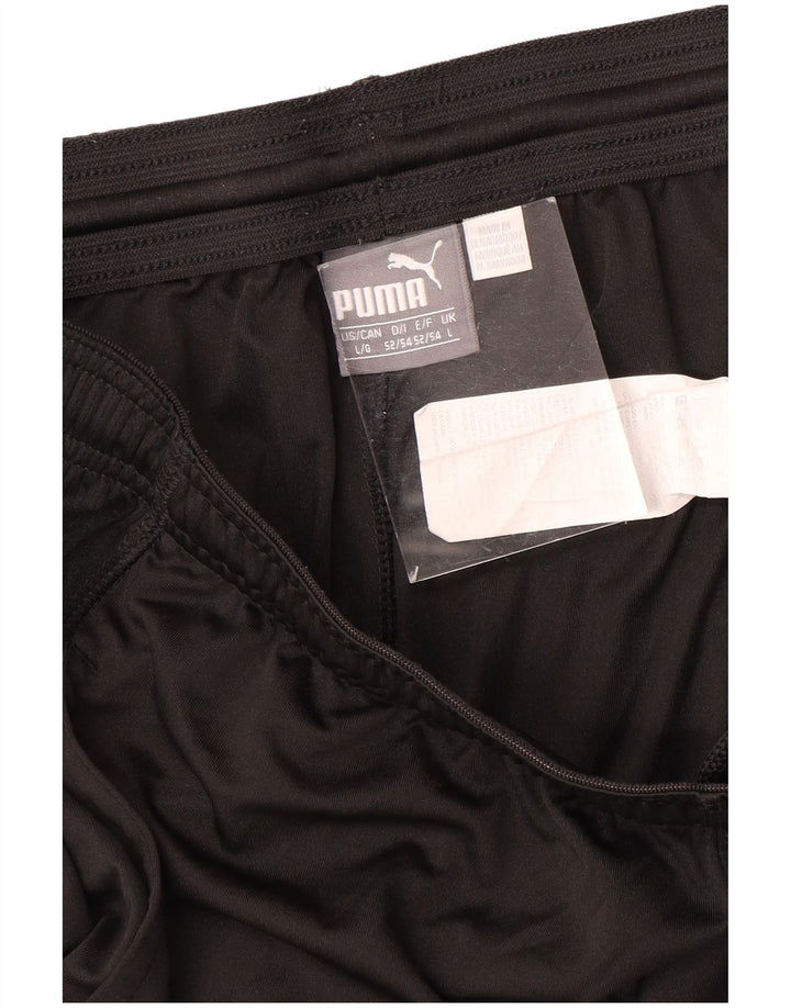 PUMA Mens Sport Shorts Large Black Polyester