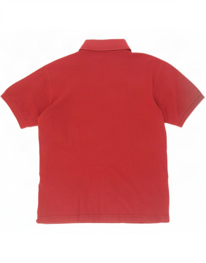 Polo Kappa Uomo Large Rossa In Cotone