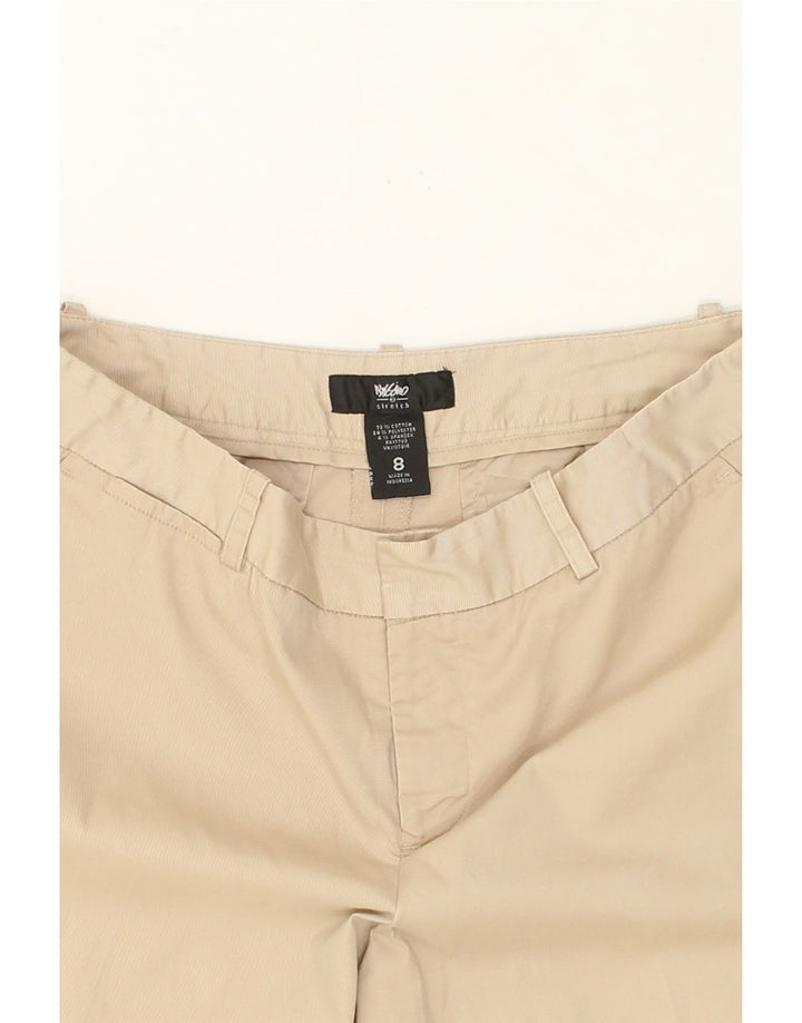 MOSSIMO Womens Stretch Chino Shorts US 8 Medium W30 Beige Cotton Vintage Mossimo and Second-Hand Mossimo from Messina Hembry 