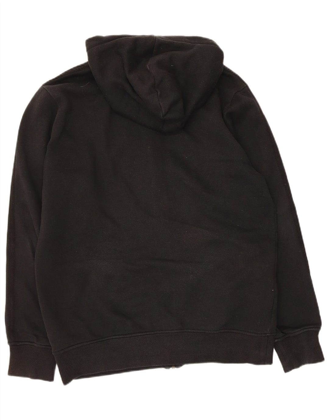Adidas Mens Zip Hoodie Sweater Medium Black Cotton