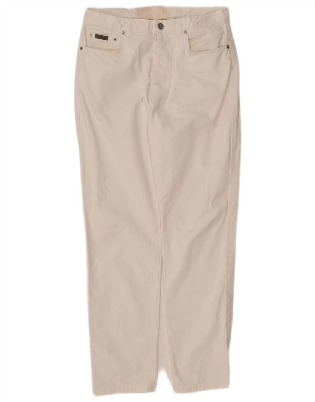 Calça jeans masculina CALVIN KLEIN W33 L30 algodão branco