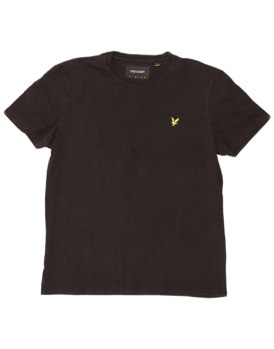 T-shirt da uomo Lyle & Scott Top in cotone nero medio