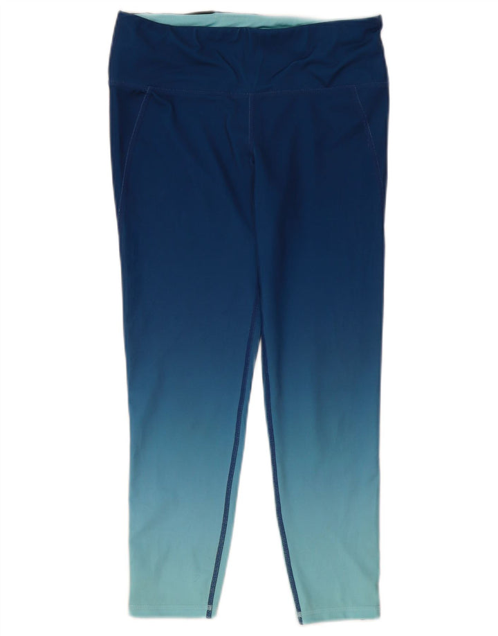 Leggings corti da donna Gap UK 10 Small Blu Colourblock Poliestere