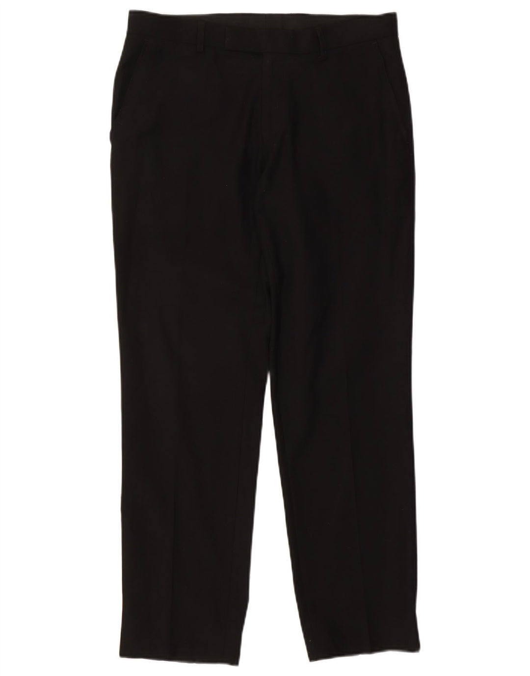 Marks & Spencer Mens Straight Suit Trousers W32 L29 Black
