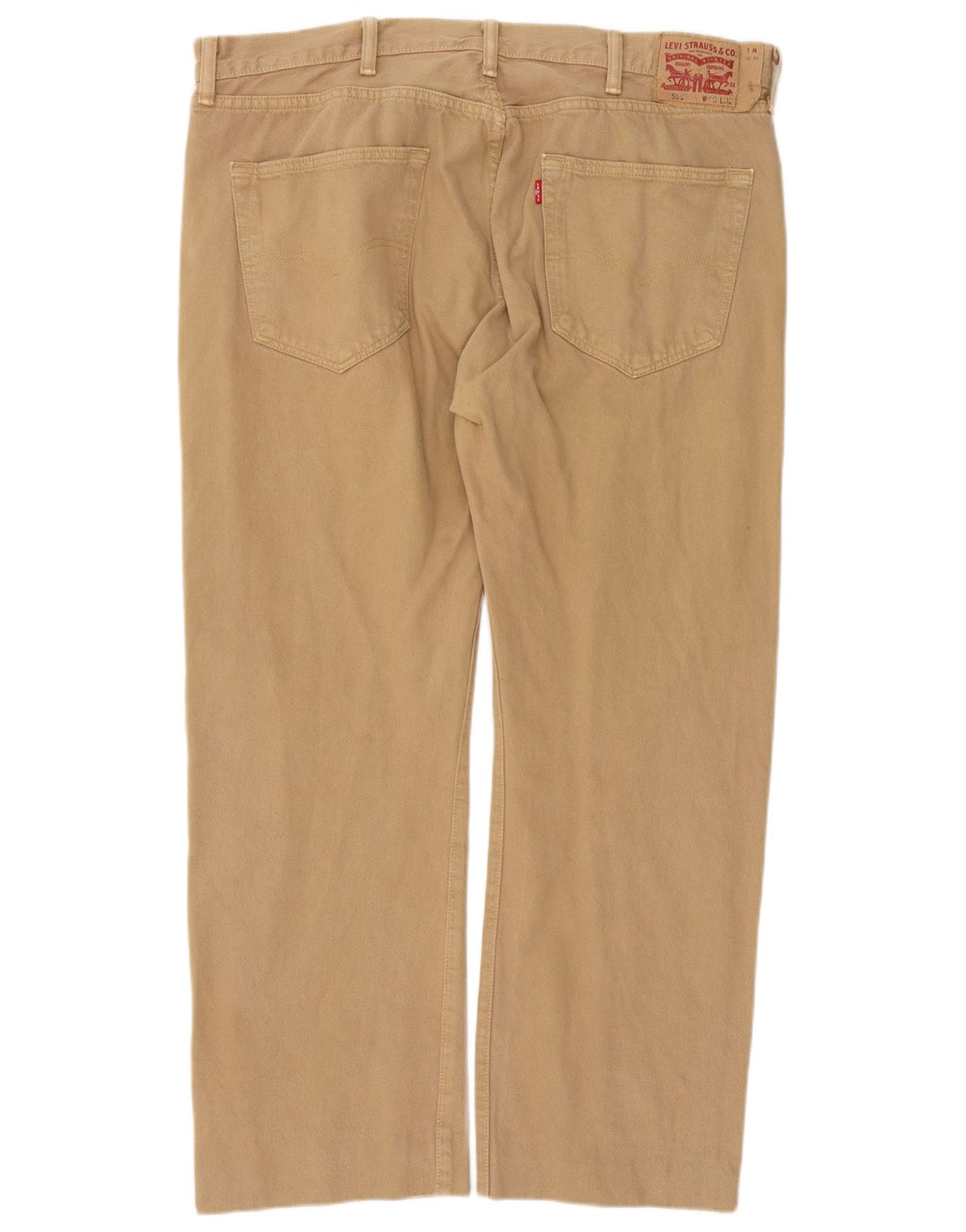 Levi's Mens 501 Straight Jeans W40 L29 Brown Cotton