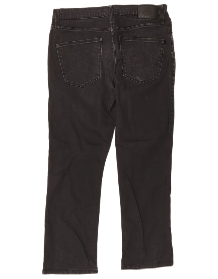 Marks & Spencer Herre Autograph Straight Jeans W34 L29 Sort Bomuld