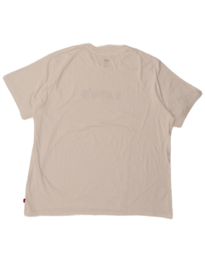 Levi's Mens Relaxed Fit Graphic T-Shirt Top XL White