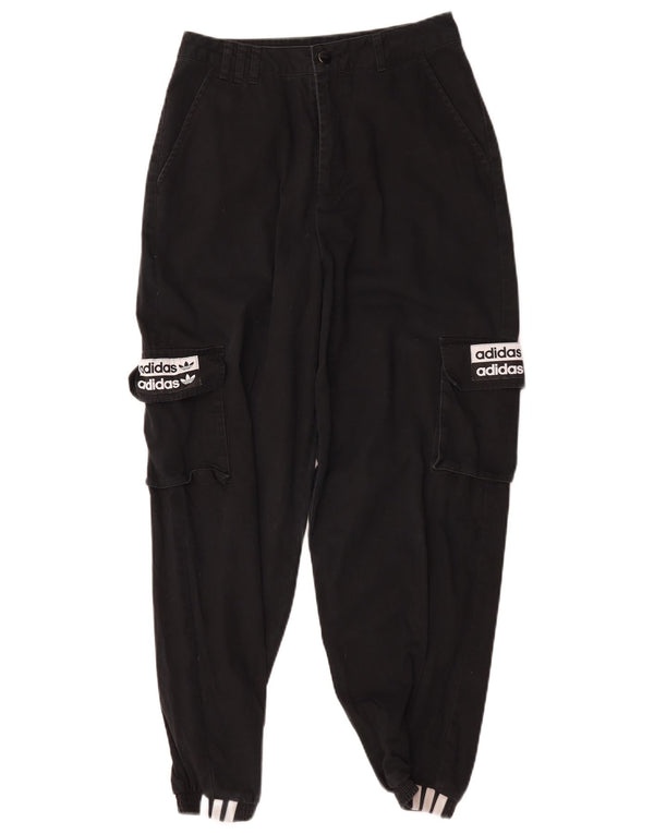 Spodnie damskie Adidas Graphic Joggers Cargo UK 8 Small W28 L27 Czarne