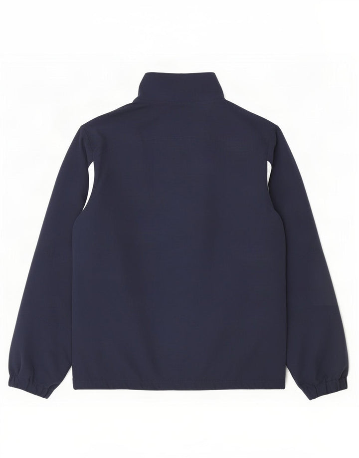 Fila Mens Tracksuit Top Jacket Large Navy Blue Colourblock Polyester