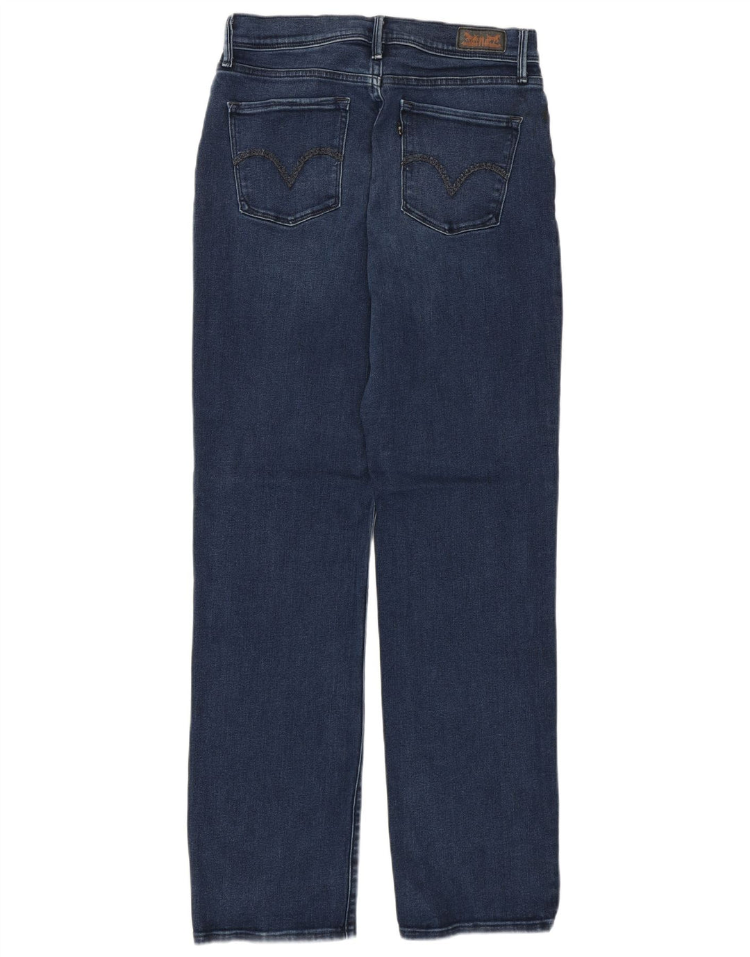 LEVI'S Womens Straight Jeans W32 L30 Navy Blue