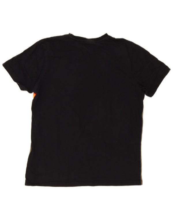Ellesse Mens Graphic T-Shirt Top Medium Khaki Colourblock Cotton