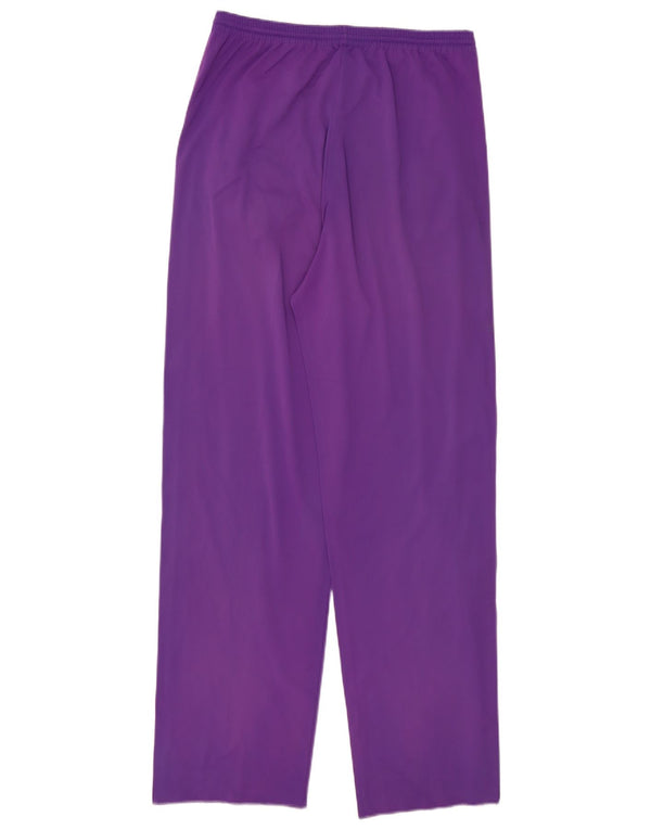 Pantalon de survêtement graphique vintage pour hommes, color block violet moyen