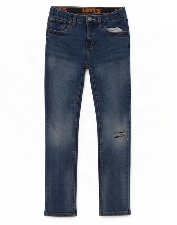 Джинсы скинни Levi's Boys 510 7-8 лет W24 L22 Синие