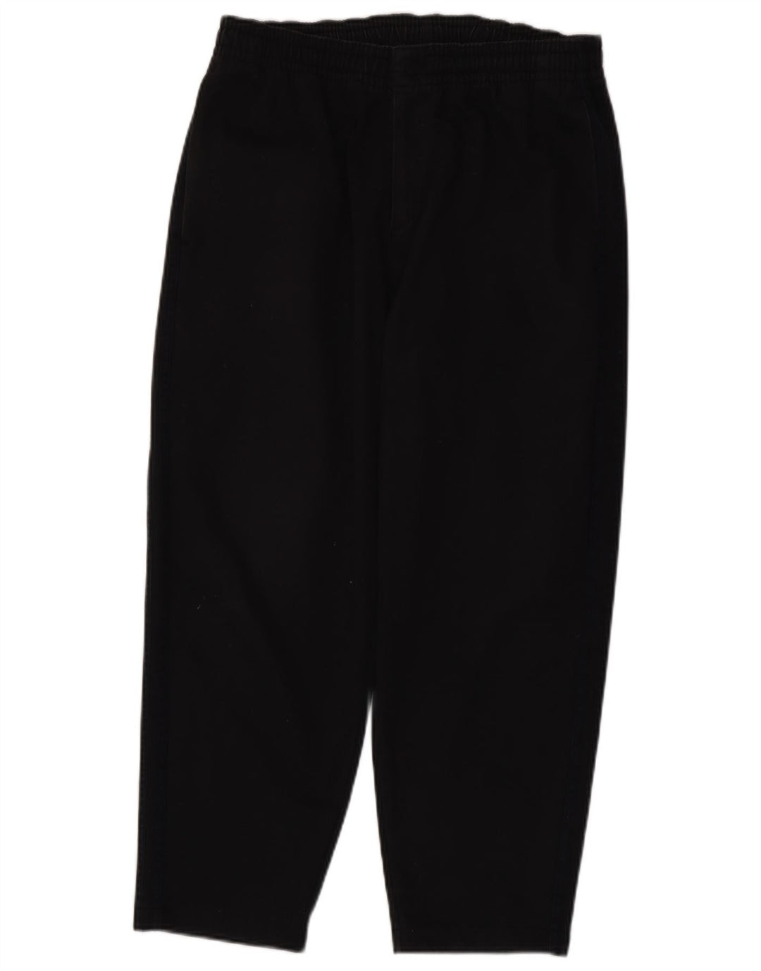 Adidas Mens Tapered Casual Trousers Medium W32 L26 Black Polyester