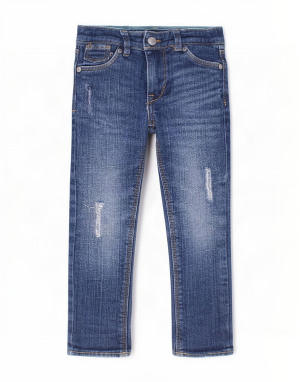 Levi's Baby Boys Jeans slim effetto invecchiato 18-24 mesi W18 L13 cotone blu