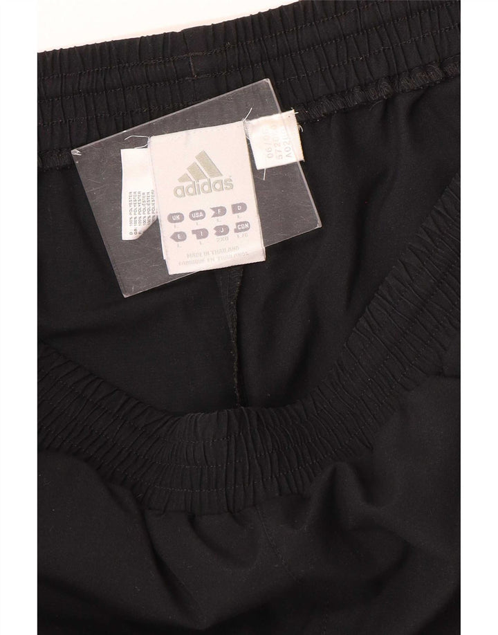 Calça de treino masculina Adidas grande poliéster preto