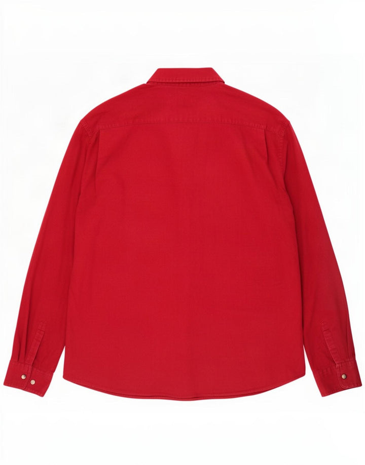 Wrangler Chemise Homme XL Rouge Coton