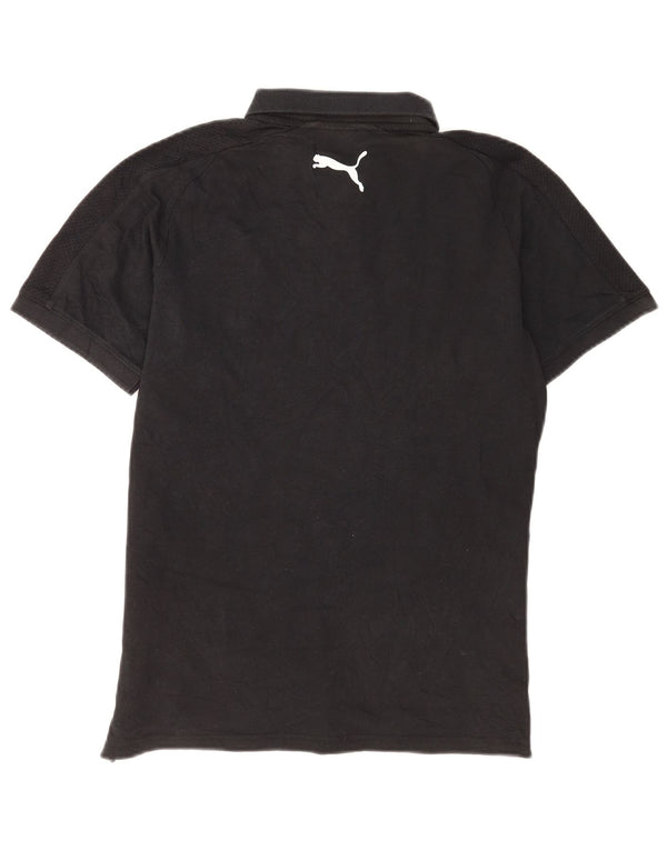 Puma Herren Poloshirt Small Schwarz Baumwolle