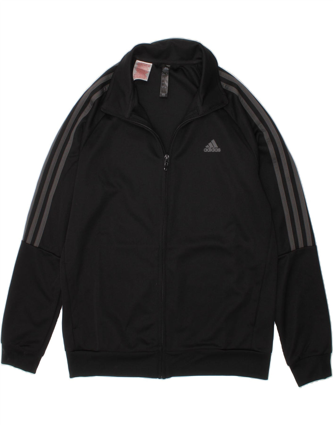 ADIDAS Boys Aeroready Tracksuit Top Jacket 13-14 Years Black Polyester Vintage Adidas and Second-Hand Adidas from Messina Hembry 