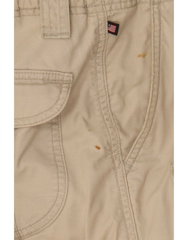 Ralph Lauren Womens Straight Cargo Trousers US 8 Medium W30 L29 Beige