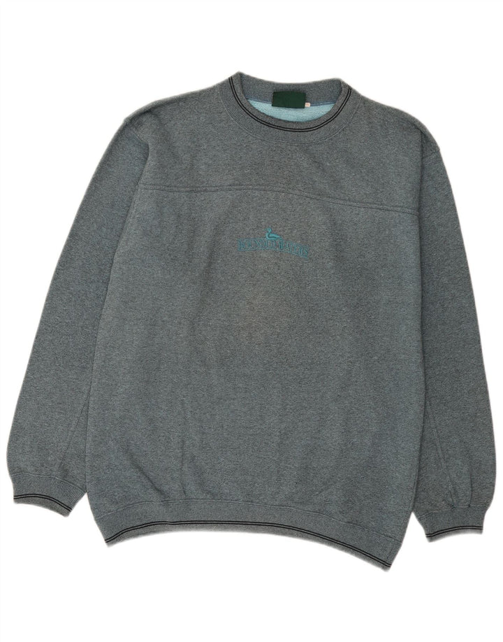 Bounded Waters - Sudadera para hombre, color gris medio, algodón